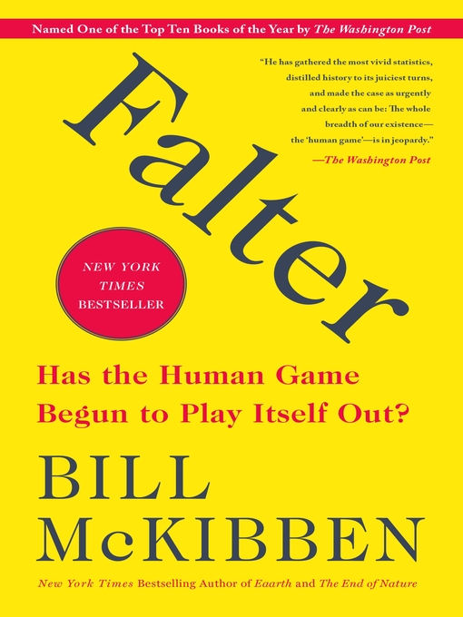 Title details for Falter by Bill McKibben - Available